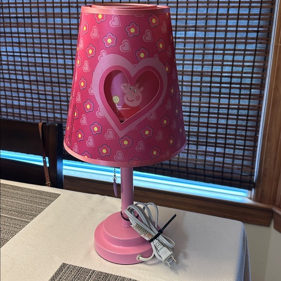 Vintage 2003 Peppa pig double shade lamp pink - Picture 3 of 7